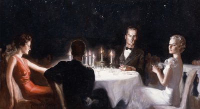 Diner Onder de Sterren door McClelland Barclay