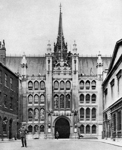Poort van de Guildhall, Londen, 1926-1927 door McLeish