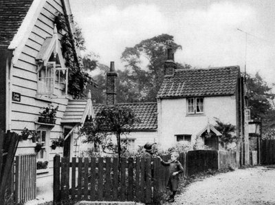 Houten huisjes bij Hadley Green, Londen, 1926-1927 door McLeish