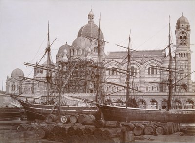 Kathedraal van Marseille, ca. 1893 door Mederic Mieusement