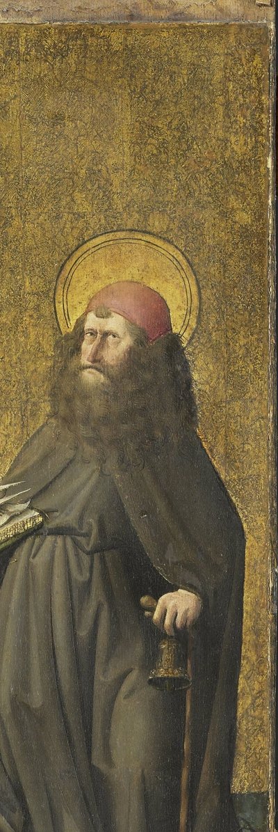 Sint Antonius Abt door Meester E.S. (circle of)
