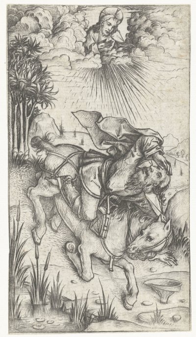 De bekering van de H. Paulus door Meester van het Amsterdamse Kabinet
