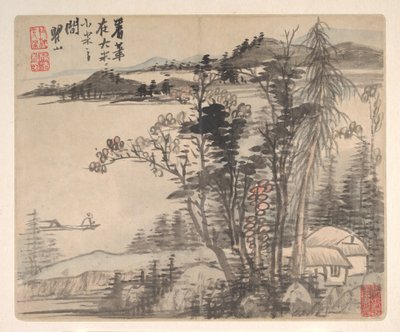 Landschappen naar Oude Meesters, 1693 door Mei Qing