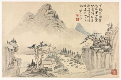 Landschappen in verschillende stijlen naar oude meesters door Mei Qing