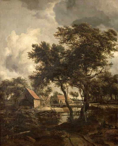 De Watermolen, ca. 1660 door Meindert Hobbema