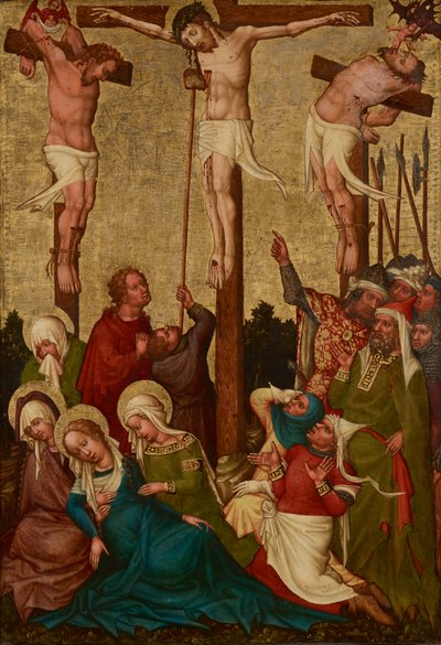 Kruisiging van Christus door Meister der St. Lambrechter Votivtafel