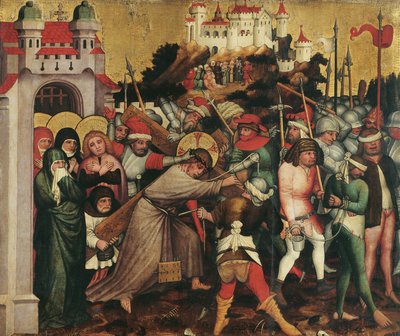 Kruisdraging van Christus door Meister von Laufen