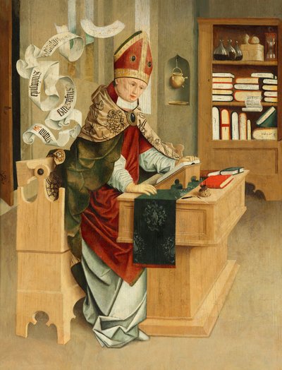 Heilige Ambrosius door Meister von Mondsee