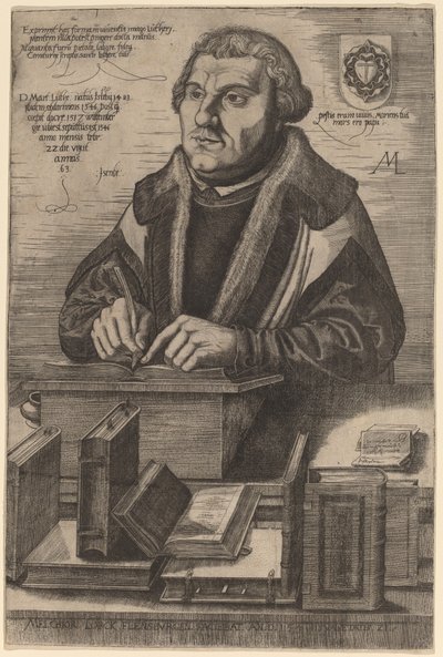 Maarten Luther door Melchior Lorch
