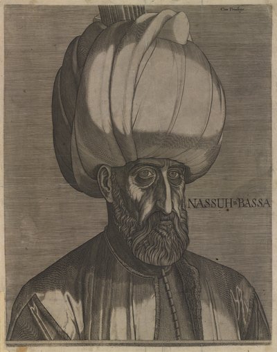 Portret van Sultan Suleiman de Prachtige door Melchior Lorck