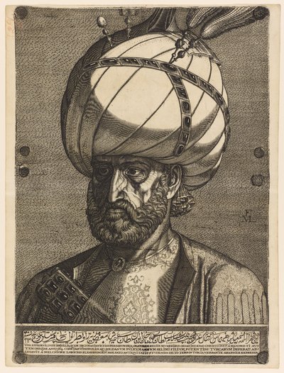 Portret van de Perzische ambassadeur Ismael door Melchior Lorck
