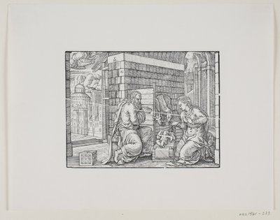 De geboorte van Christus door Melchior Lorck