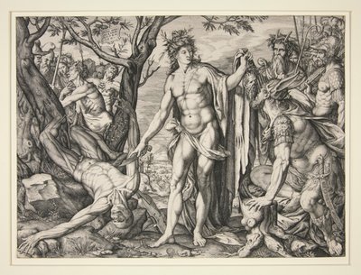 Het Villen van Marsyas door Melchior Meier