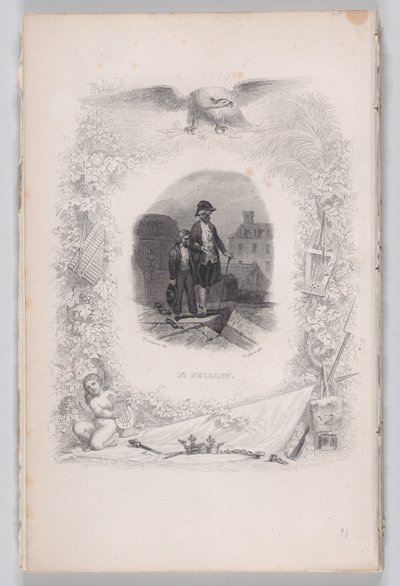 Veertiende juli uit De liederen van Béranger, 1829 door Melchior Peronard