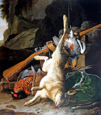 Een Stilleven van Dood Wild door Melchior de Hondecoeter