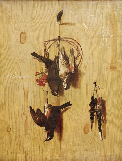 Dode vogels door Melchior de Hondecoeter