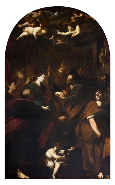 Het Huwelijk van de Maagd (1629-1632) door Melchiorre Gherardini