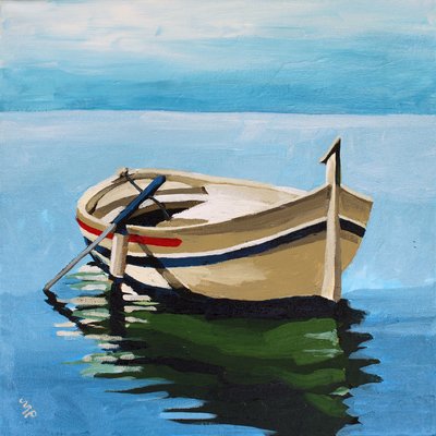 Boot drijvend door Melinda Patrick