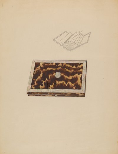 Kaartendoos, ca. 1936 door Melita Hofmann