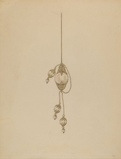 Haarsieraad, ca. 1937 door Melita Hofmann