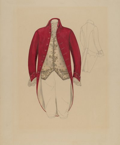 Mannenjas en -vest, ca. 1936 door Melita Hofmann