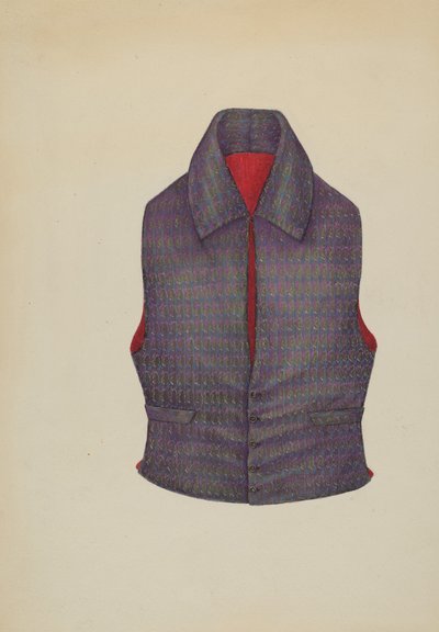 Vest, ca. 1937 door Melita Hofmann