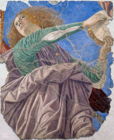 Muzikantengel door Melozzo da Forli