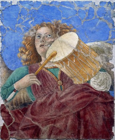 Muzikant engel door Melozzo da Forli, ca. 1480 door Melozzo da Forli