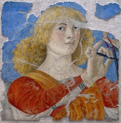Muzikant engel door Melozzo da Forli, ca. 1480 door Melozzo da Forli