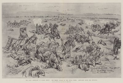 De Boeren hinderlaag bij Koorn Spruit, de heldhaftige actie van de Royal Horse Artillery redt de situatie door Melton Prior