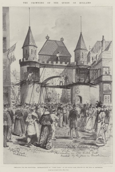 De Kroning van de Koningin van Holland door Melton Prior