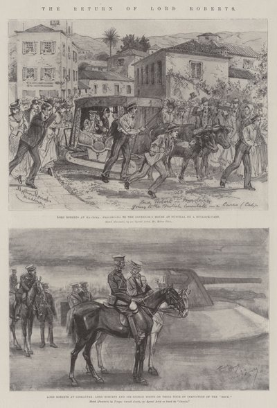 De Terugkeer van Lord Roberts door Melton Prior