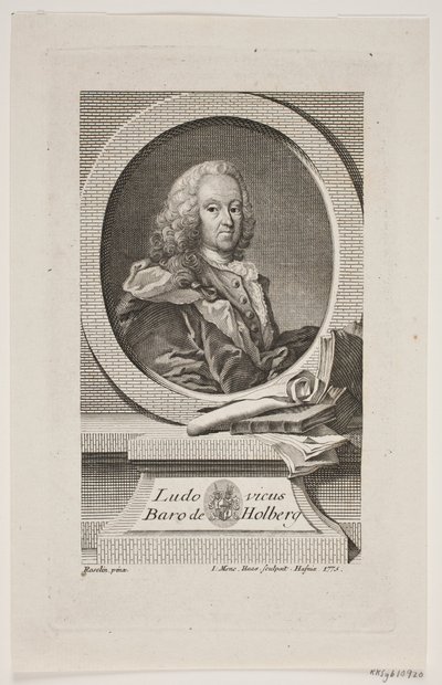 Ludvig Holberg door Meno Haas