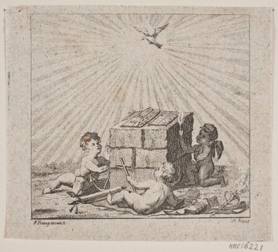 Vignet til N. E. Balle "Theses Theologica" door Meno Haas