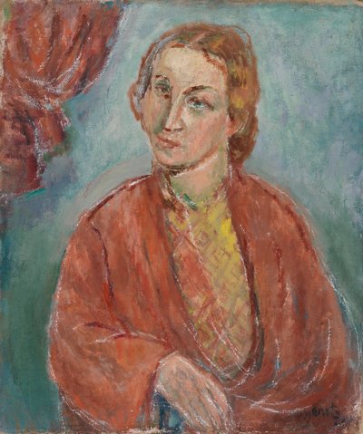 Portret van een vrouw door Meri Genetz
