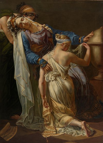 Hecuba en Polyxena, na 1814 door Merry Joseph Blondel