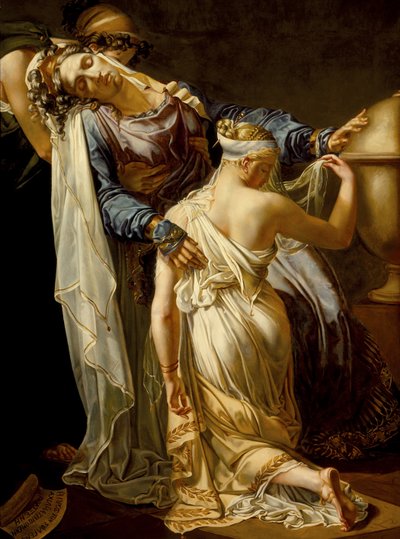 Hecuba en Polyxena, na 1814 door Merry Joseph Blondel