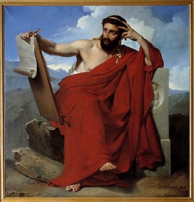 Portret van Solon, wetgever en dichter van Athene door Merry Joseph Blondel