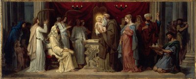 Presentatie van Jezus in de Tempel, ca. 1849 door Merry Joseph Blondel