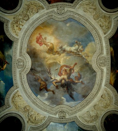 De val van Icarus - De zon door Merry Joseph Blondel