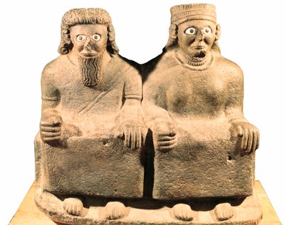 God Hadad en Godin Ishtar door Mesopotamian Mesopotamian