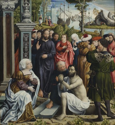De opwekking van Lazarus door Mesteren for Skt. Maria Magdalena Legenden