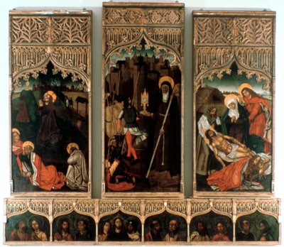 Drieluik van Santa Clara, 1486 door Mestre Hilarius