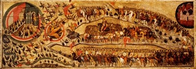 Gezegend zij het leger van de koning van de hemel, 1550s door Metropolitan of Moscow Athanasius