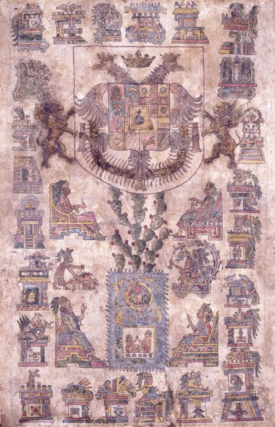 Een verlicht document uit Mexico, met het wapen van onderkoning Sotomayor, c.1645 door Mexican School