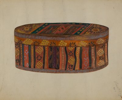Pa. Duitse Bruidsdoos, c. 1936 door Meyer Goldbaum