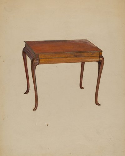Zilveren theetafel, 1935-1942 door Meyer Goldbaum