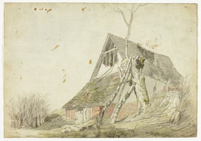 Boerderij in ruïnes door Michael Angelo Rooker