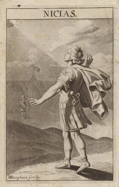 Nicias, Atheense politicus en generaal van de Peloponnesische Oorlog door Michael Burghers