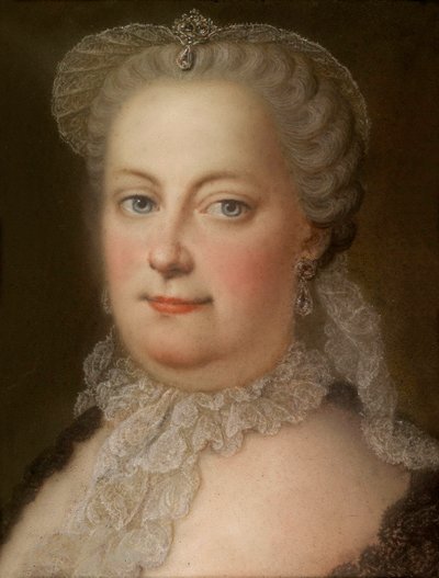 Portret van keizerin Maria Theresia van Oostenrijk (1717-1780) door Michael Christoph Hagelgans